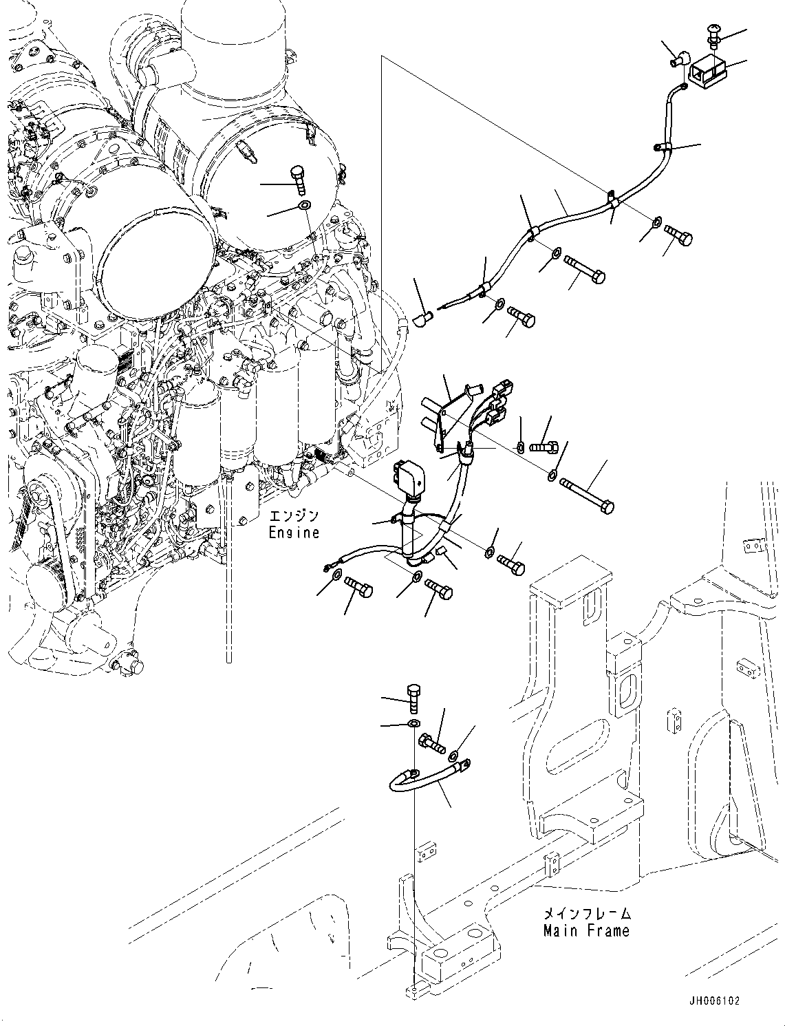 Жгут проводов 17A-06-51192 KOMATSU