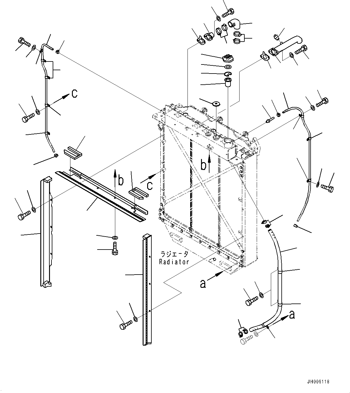 Перегородка 17A-03-51412 KOMATSU
