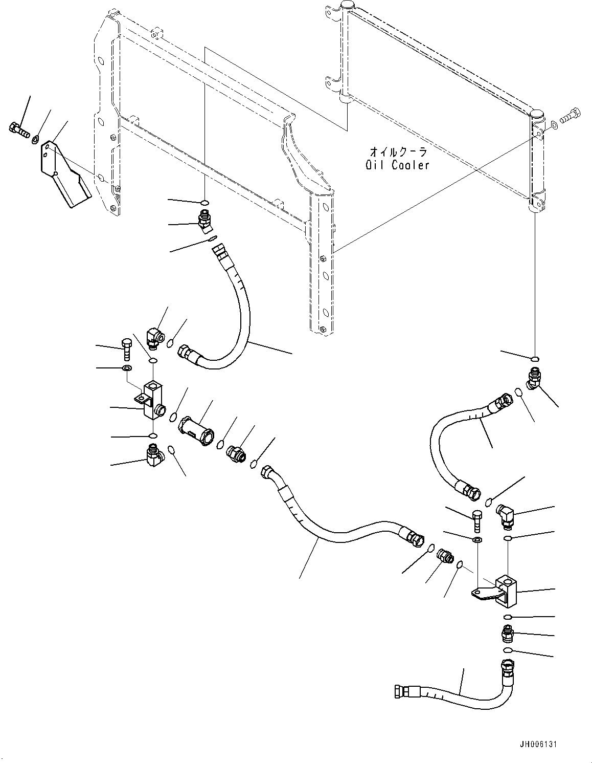 Шланг с торцевым уплотнением 02755-00607 KOMATSU