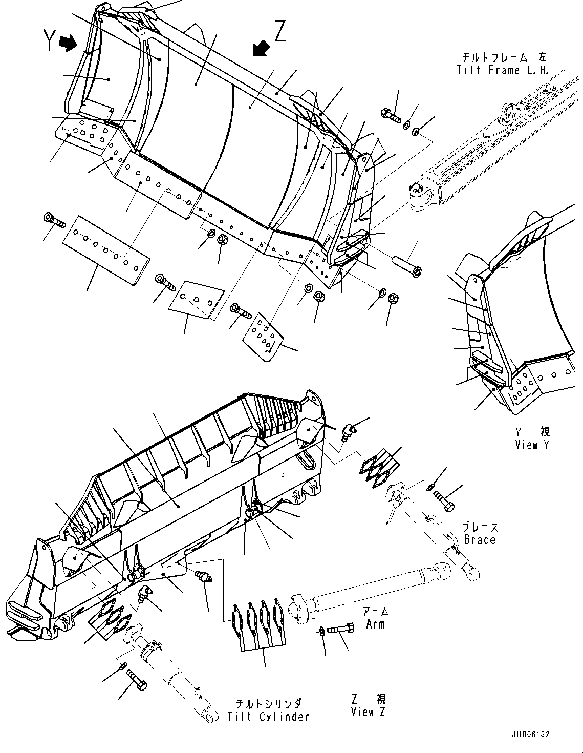 Щётка стеклоочистителя 17A-71-52110 KOMATSU