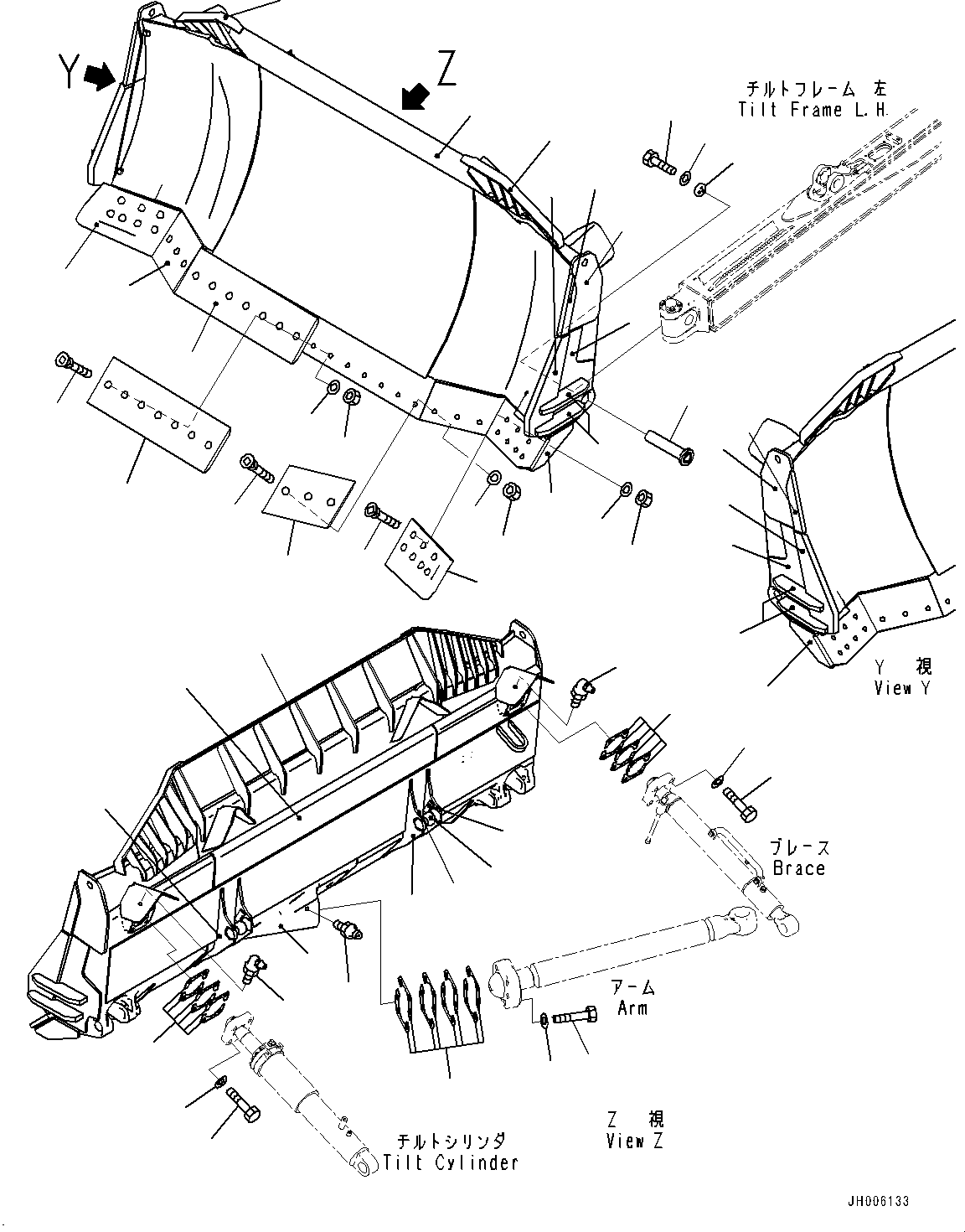 Щётка стеклоочистителя 17A-71-52410 KOMATSU