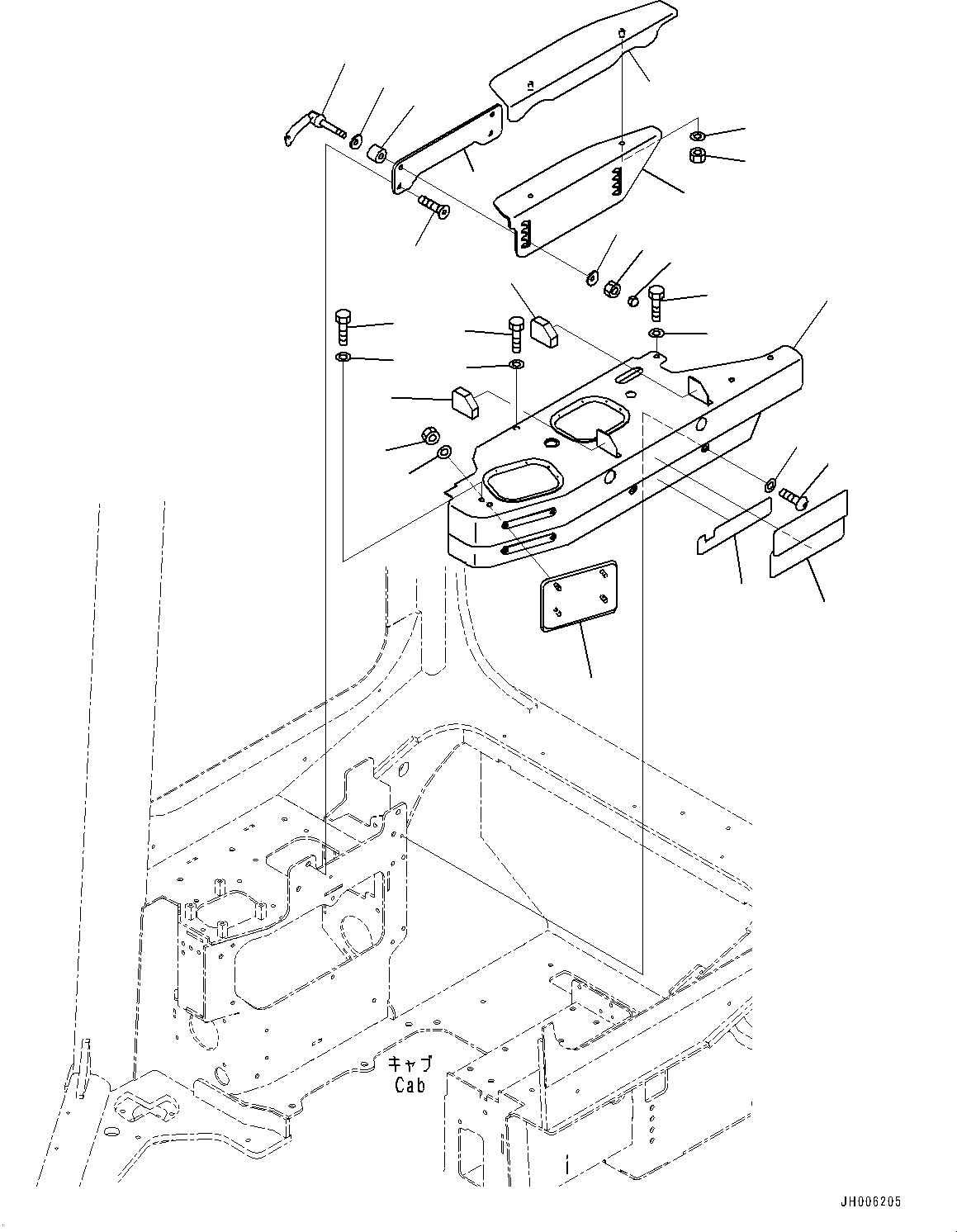 Armrest Assembly 17A-43-46161 KOMATSU