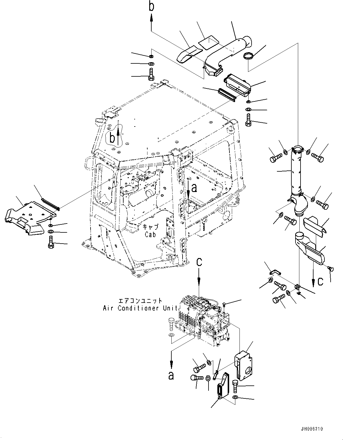 Воздуховод 17A-911-5371 KOMATSU