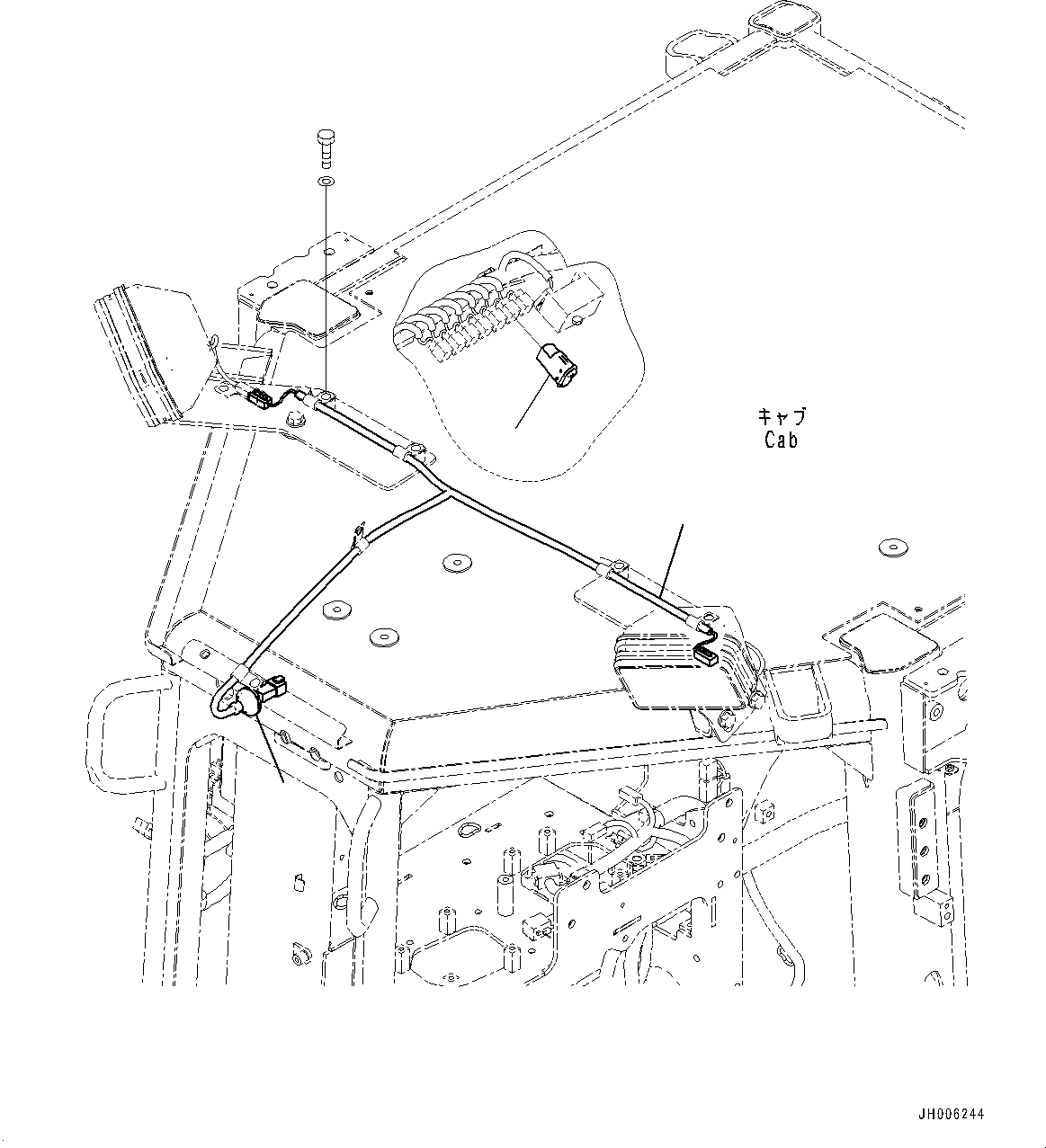 Жгут проводов 17A-06-52210 KOMATSU