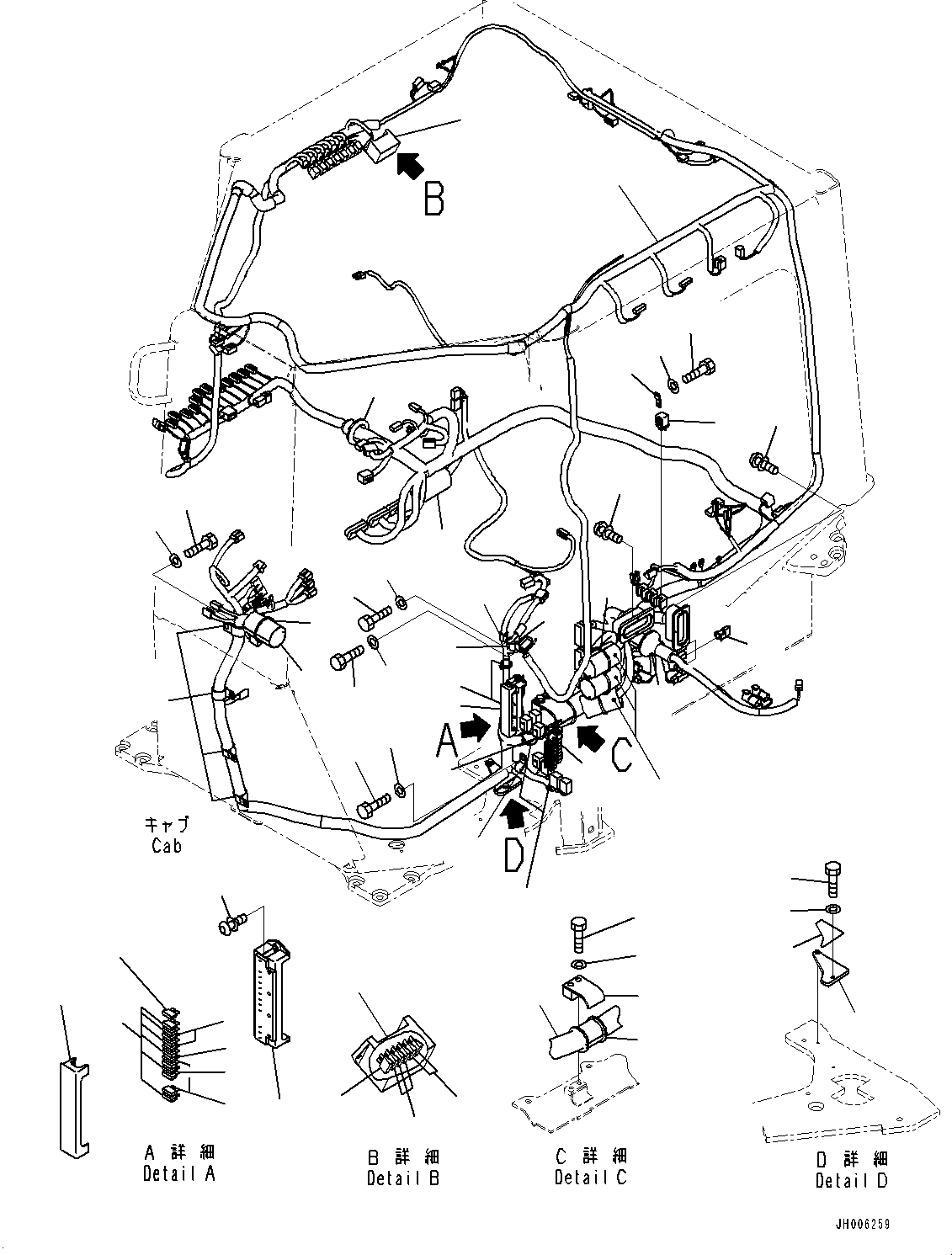 Жгут проводов 17A-06-51113 KOMATSU