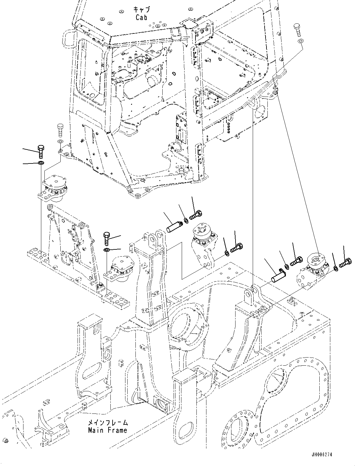 Палец 17A-978-4311 KOMATSU