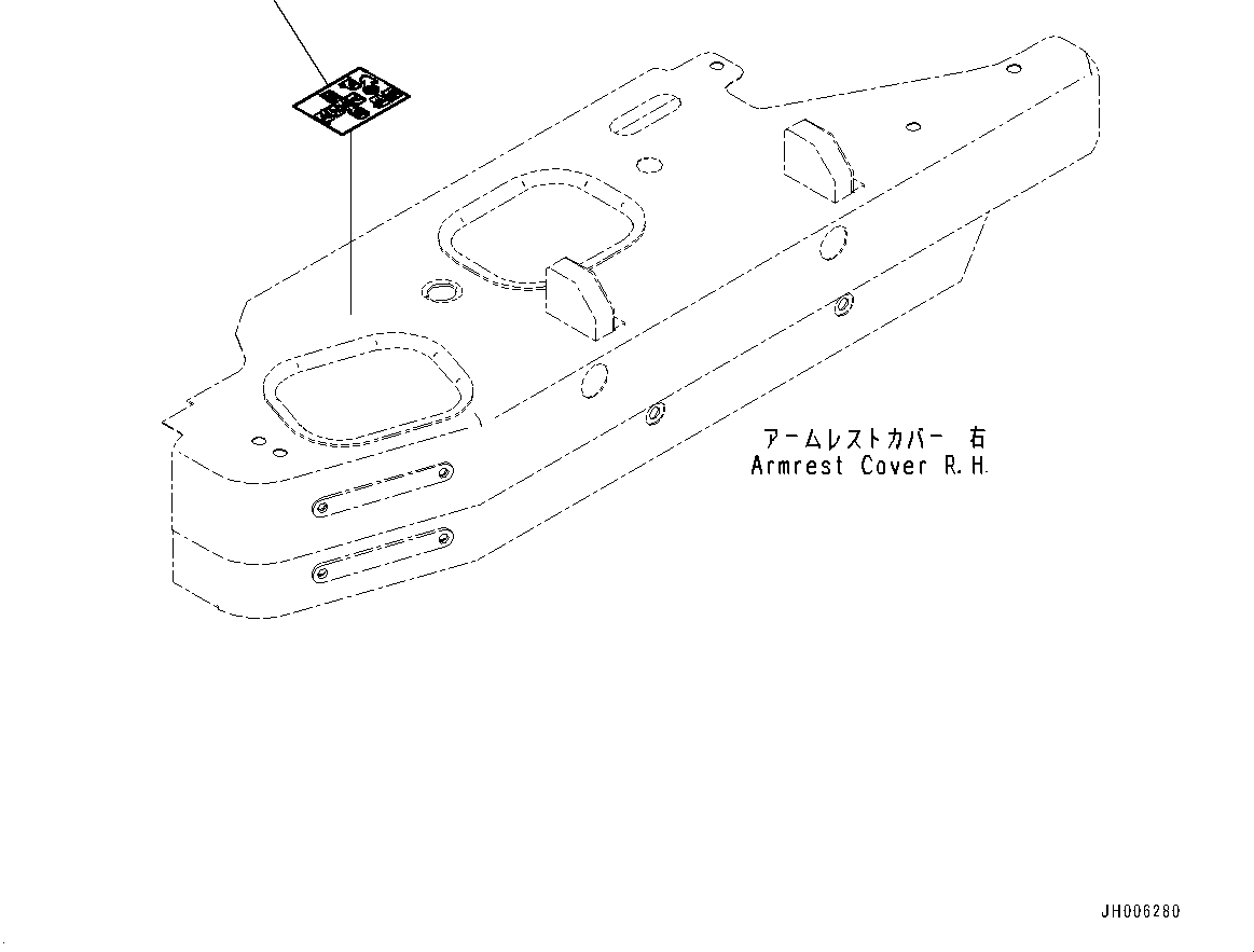Пластина 17A-98-51220 KOMATSU
