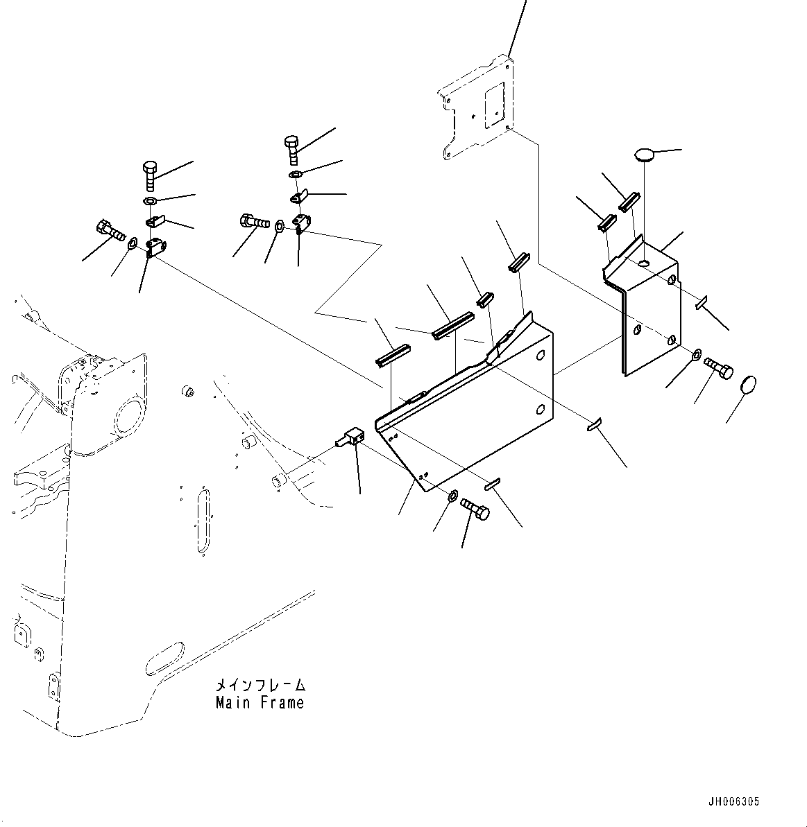 Резиновый элемент 17A-54-53230 KOMATSU