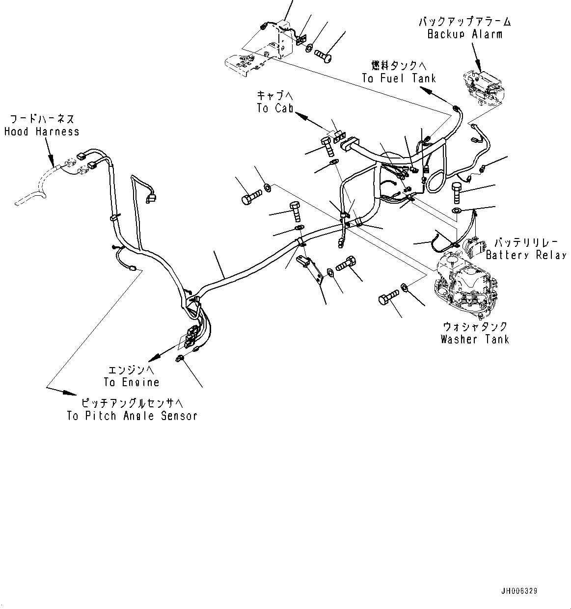 Жгут проводов 17A-06-51132 KOMATSU