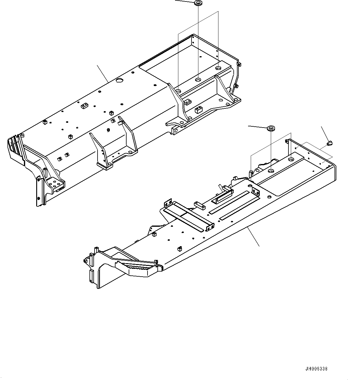 Крыло 17A-54-52111 KOMATSU