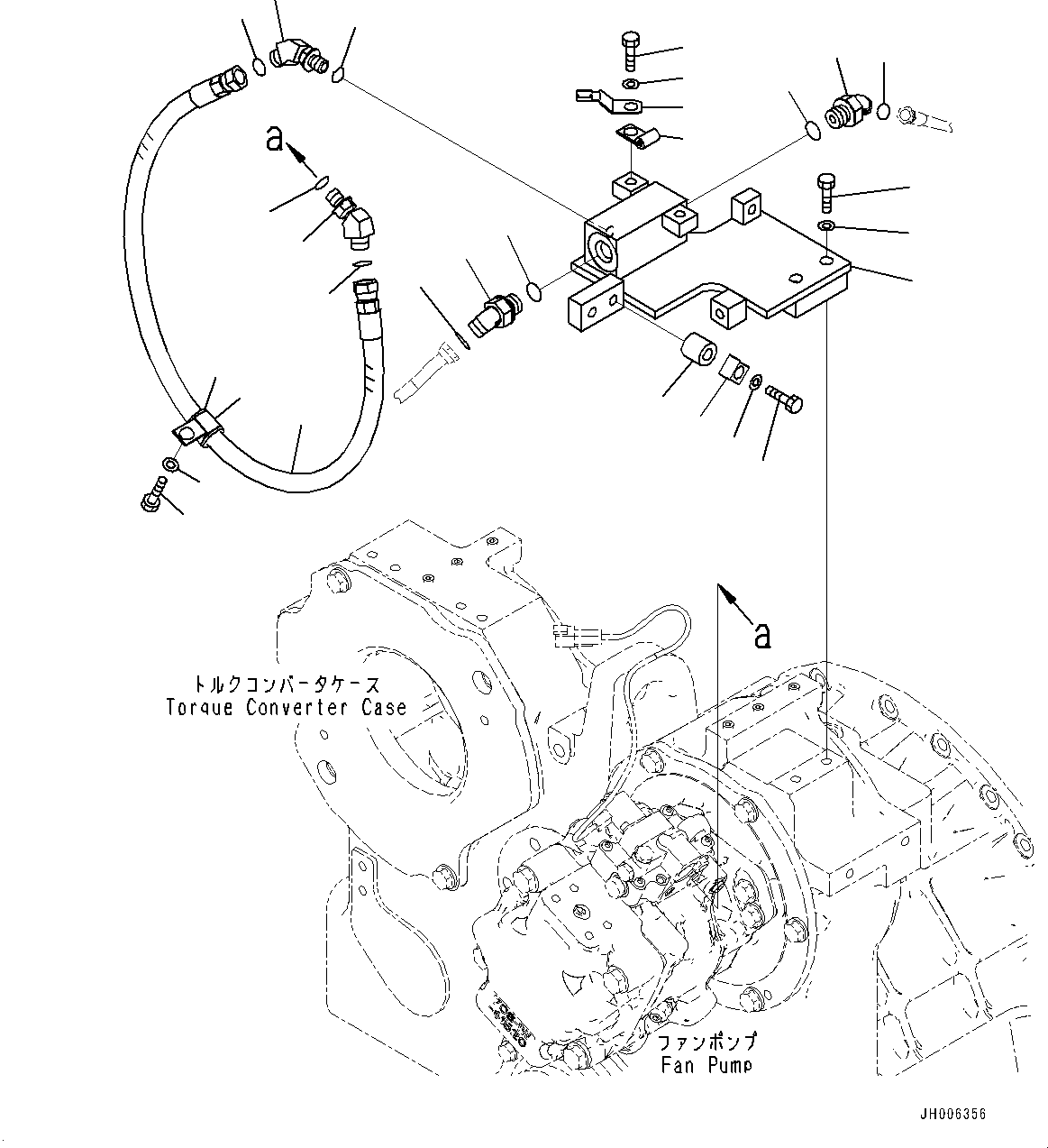 Шланг с торцевым уплотнением 02753-00309 KOMATSU