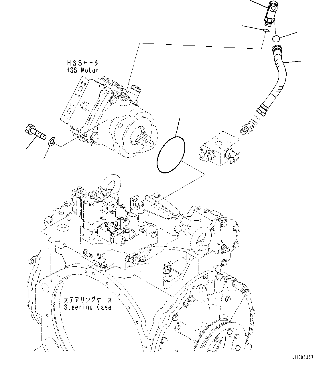 Шланг 17A-61-52780 KOMATSU