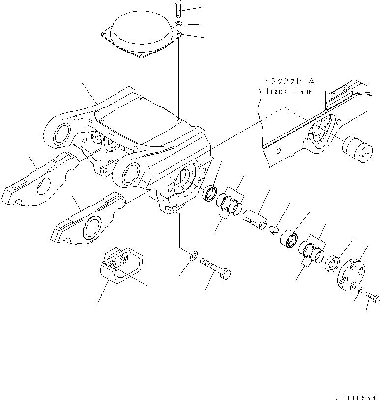 Bogie Assembly 17M-30-00950 KOMATSU