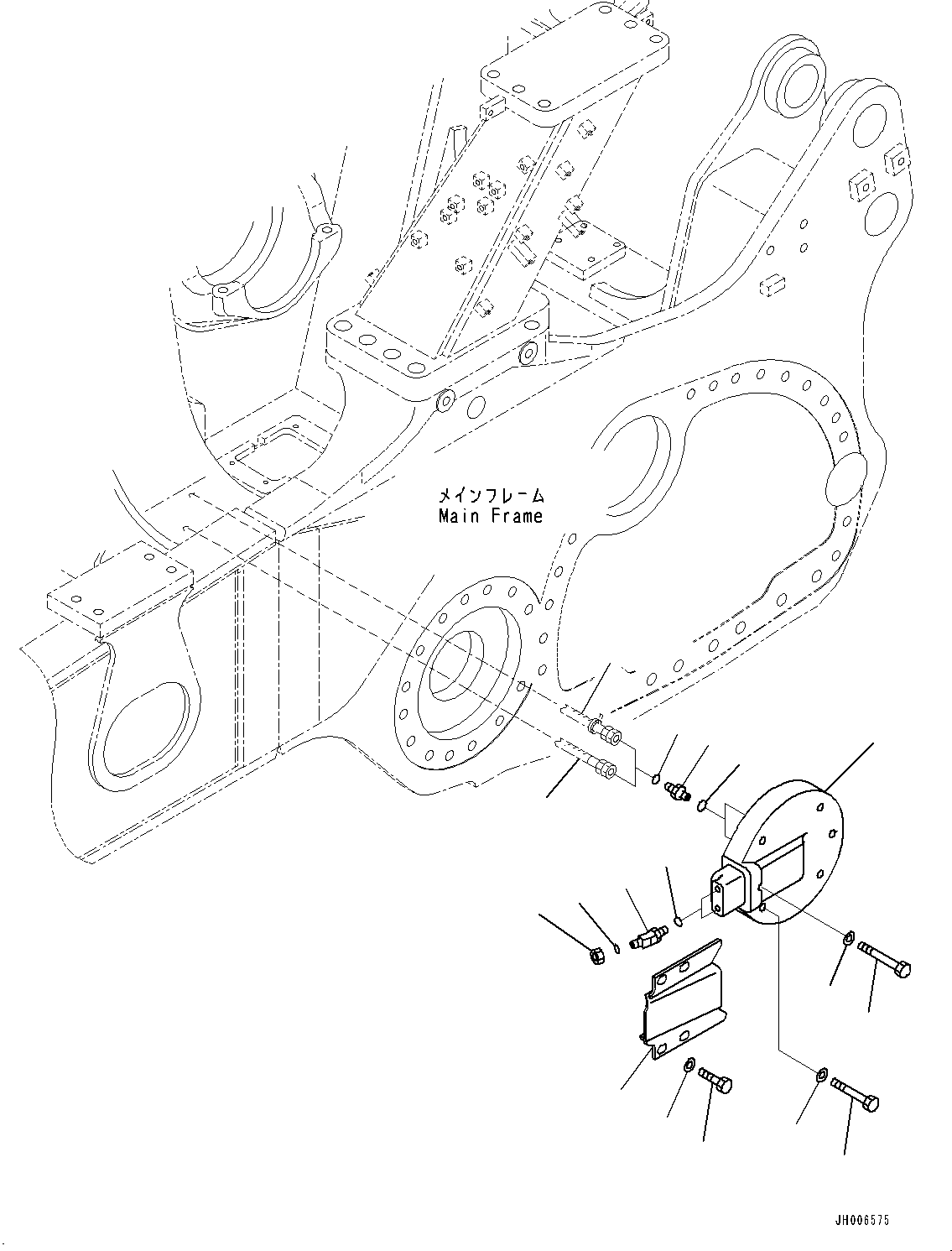 Крышка 17M-30-61280 KOMATSU
