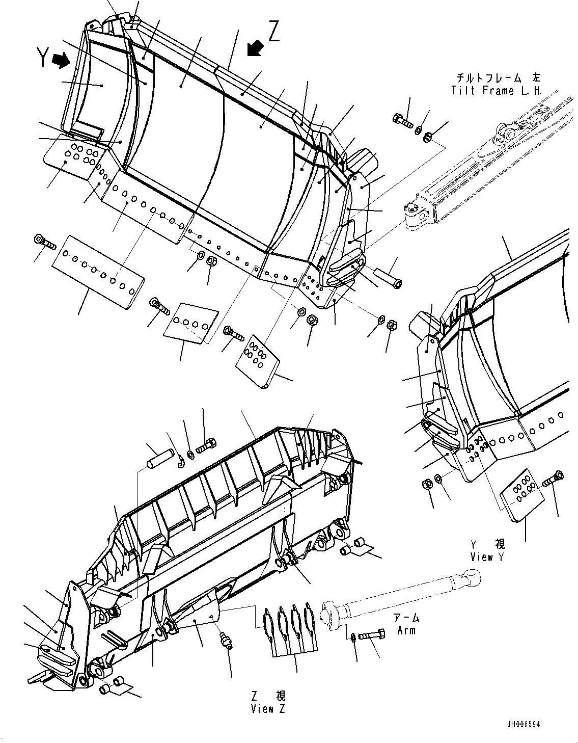 Щётка стеклоочистителя 17M-71-49112 KOMATSU