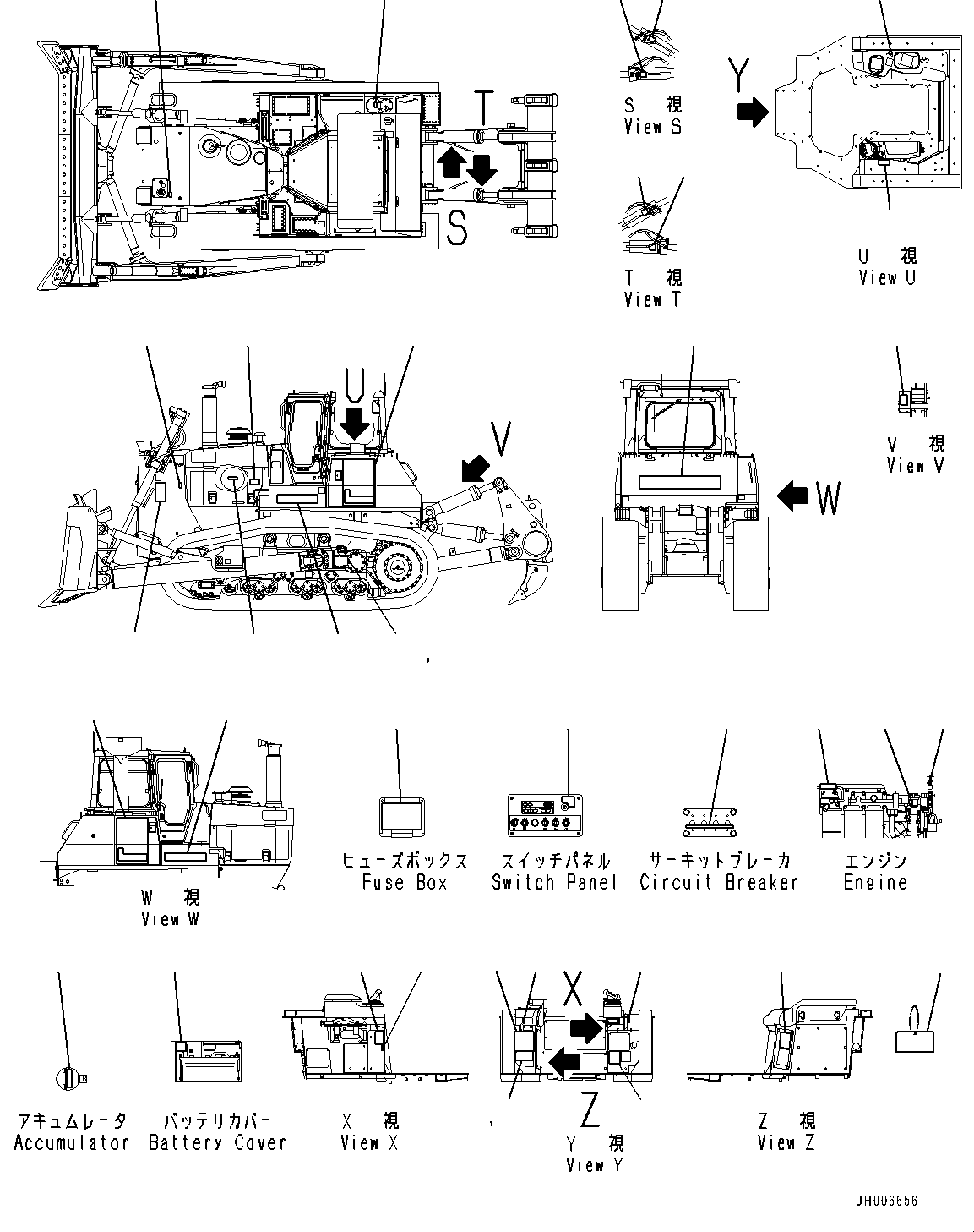 Маркировка 17M-98-51110 KOMATSU