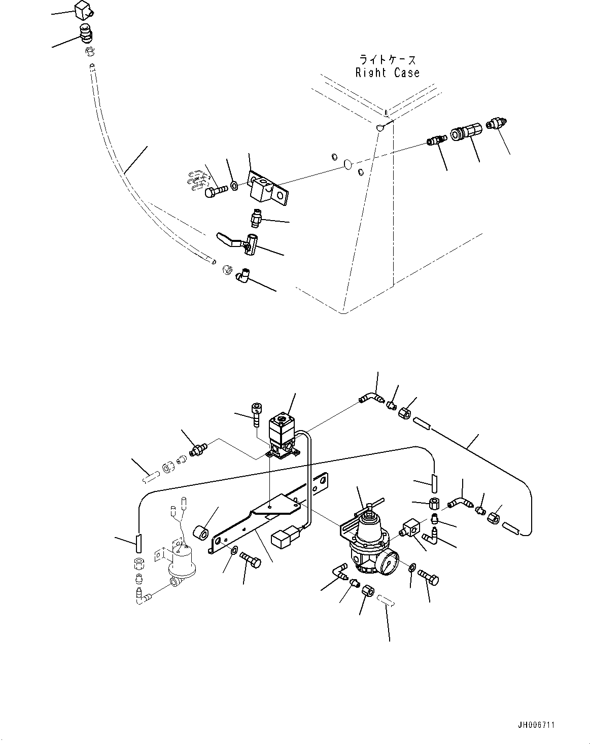 Tube(Air System,Air Piping) (07822-00606) KOMATSU