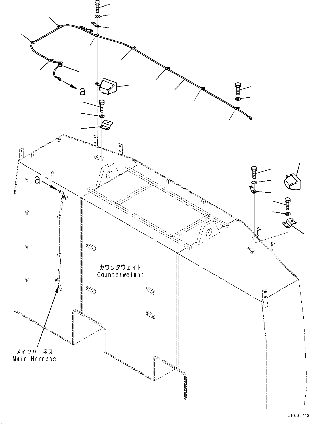 Жгут проводов 21N-06-41740 KOMATSU