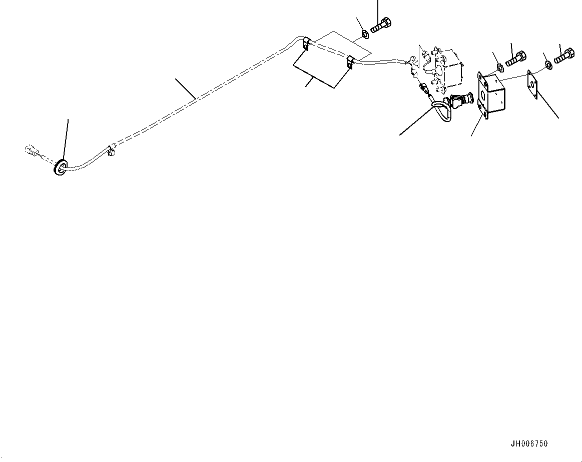 Wiring Harness(Electric Wiring Harness,Step Lamp Switch) (21N-06-41760) KOMATSU