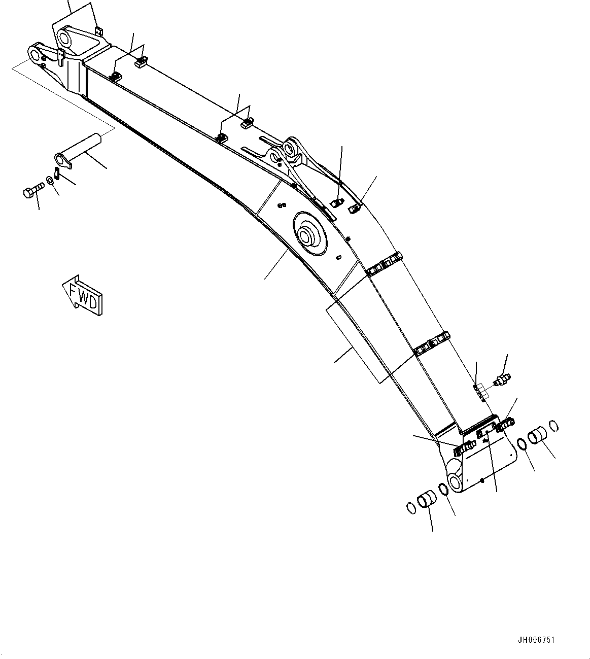 Boom Assembly 207-70-00786 KOMATSU