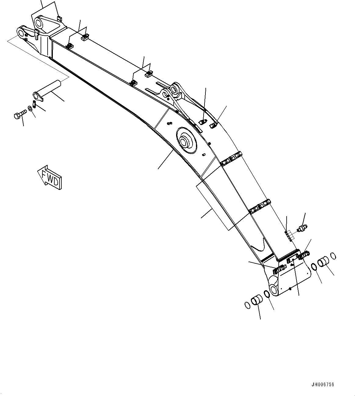 Boom Assembly 207-70-00902 KOMATSU