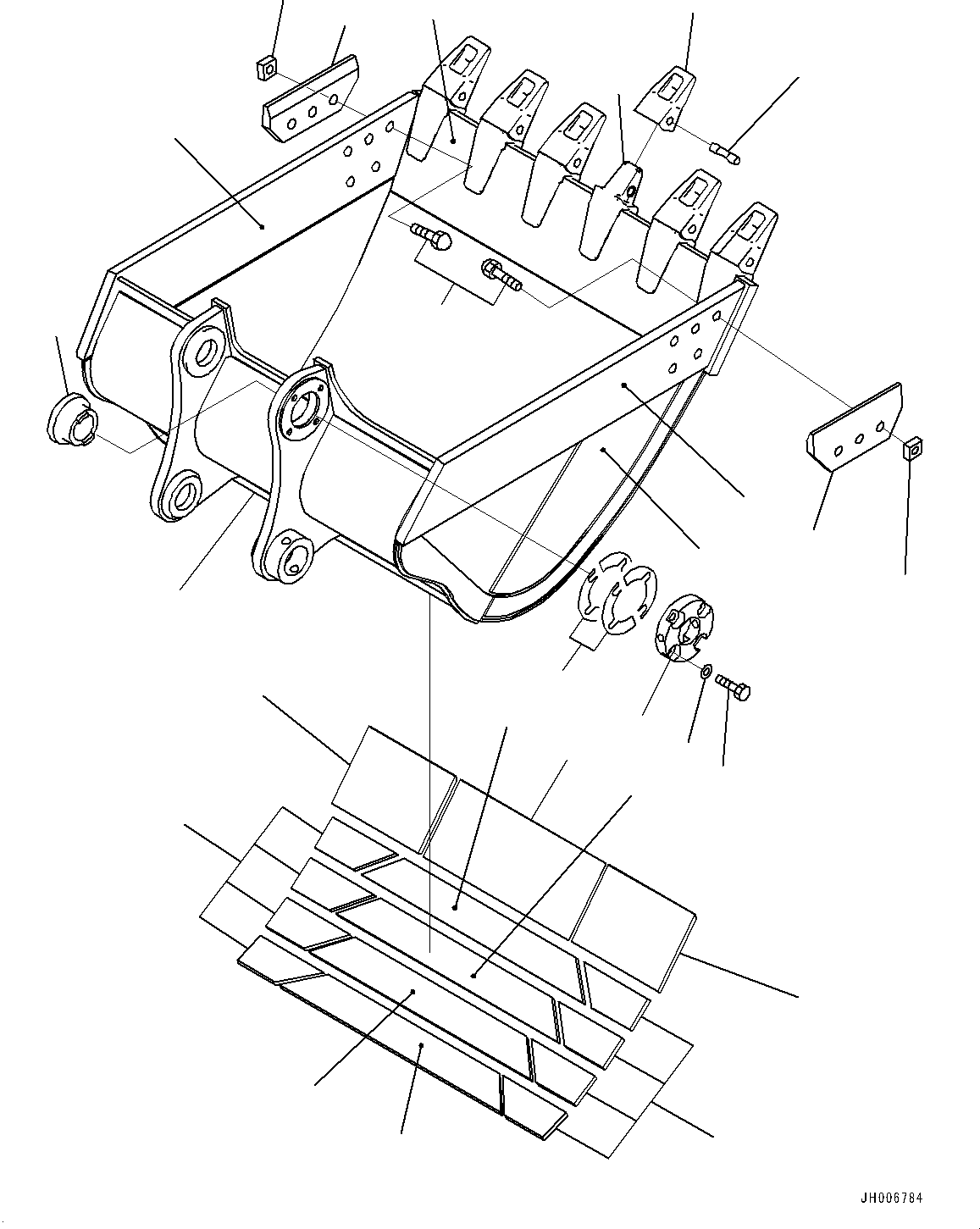 Ковш 775-920-4931 KOMATSU