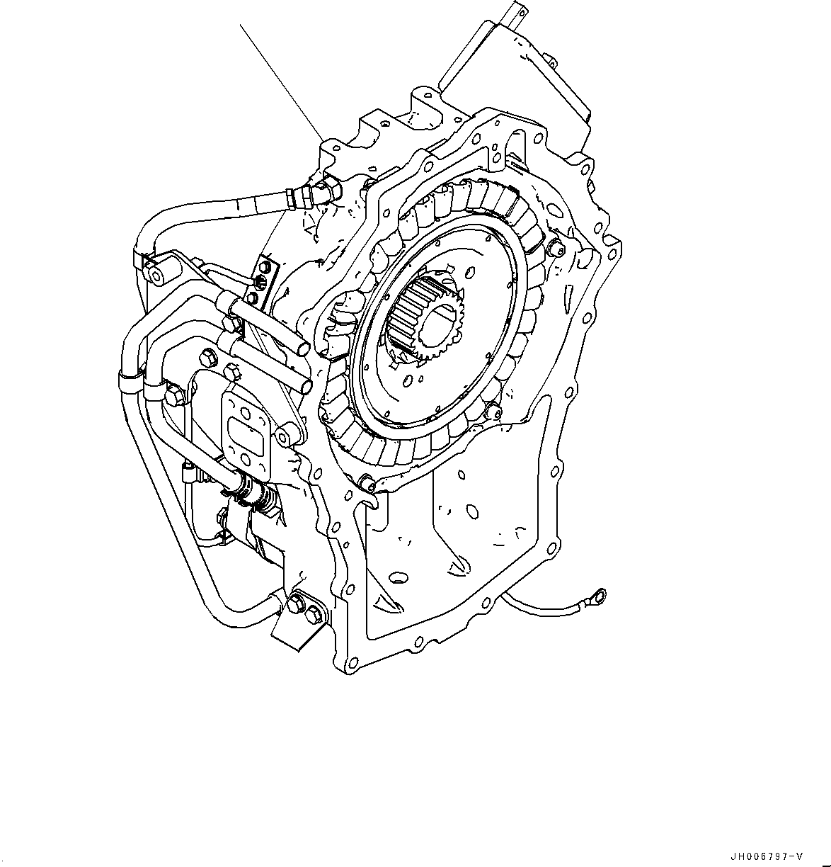 Электродвигатель в сборе 7875-12-5002 KOMATSU