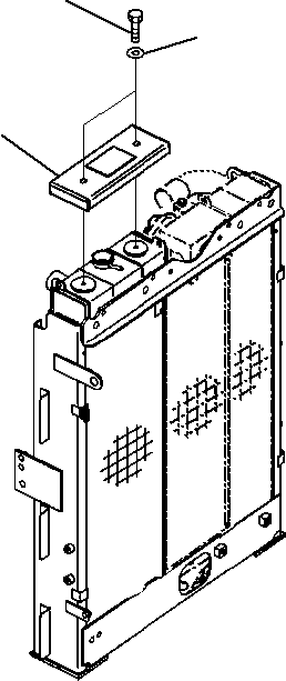 Защита 20Y-960-B210 KOMATSU