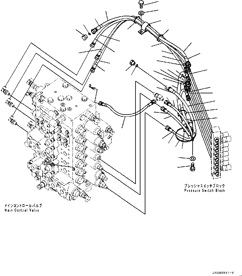 Переходник FZ5074271 KOMATSU