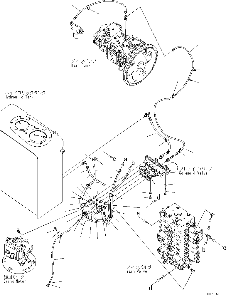Шланг с торцевым уплотнением 20Y-62-54520 KOMATSU