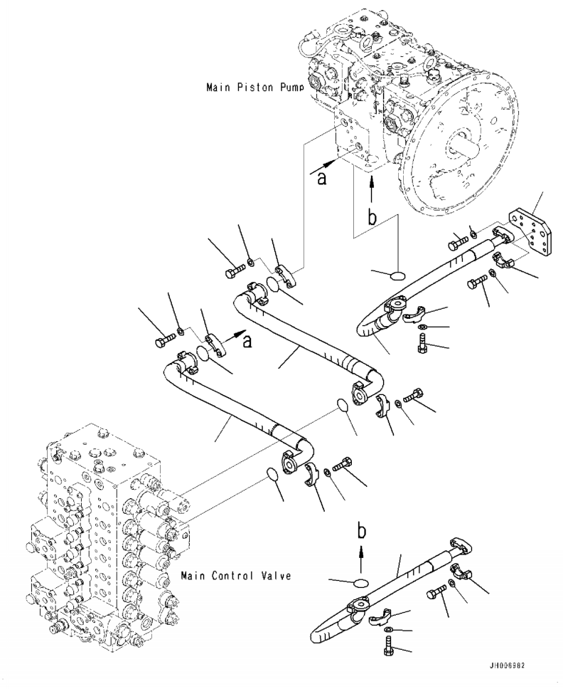 Шланг 2A5-62-15550 KOMATSU