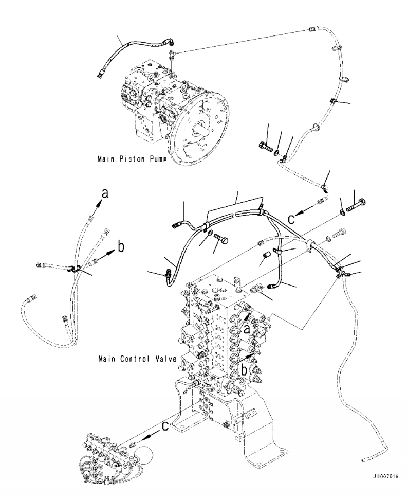 Шланг 2A5-62-15321 KOMATSU