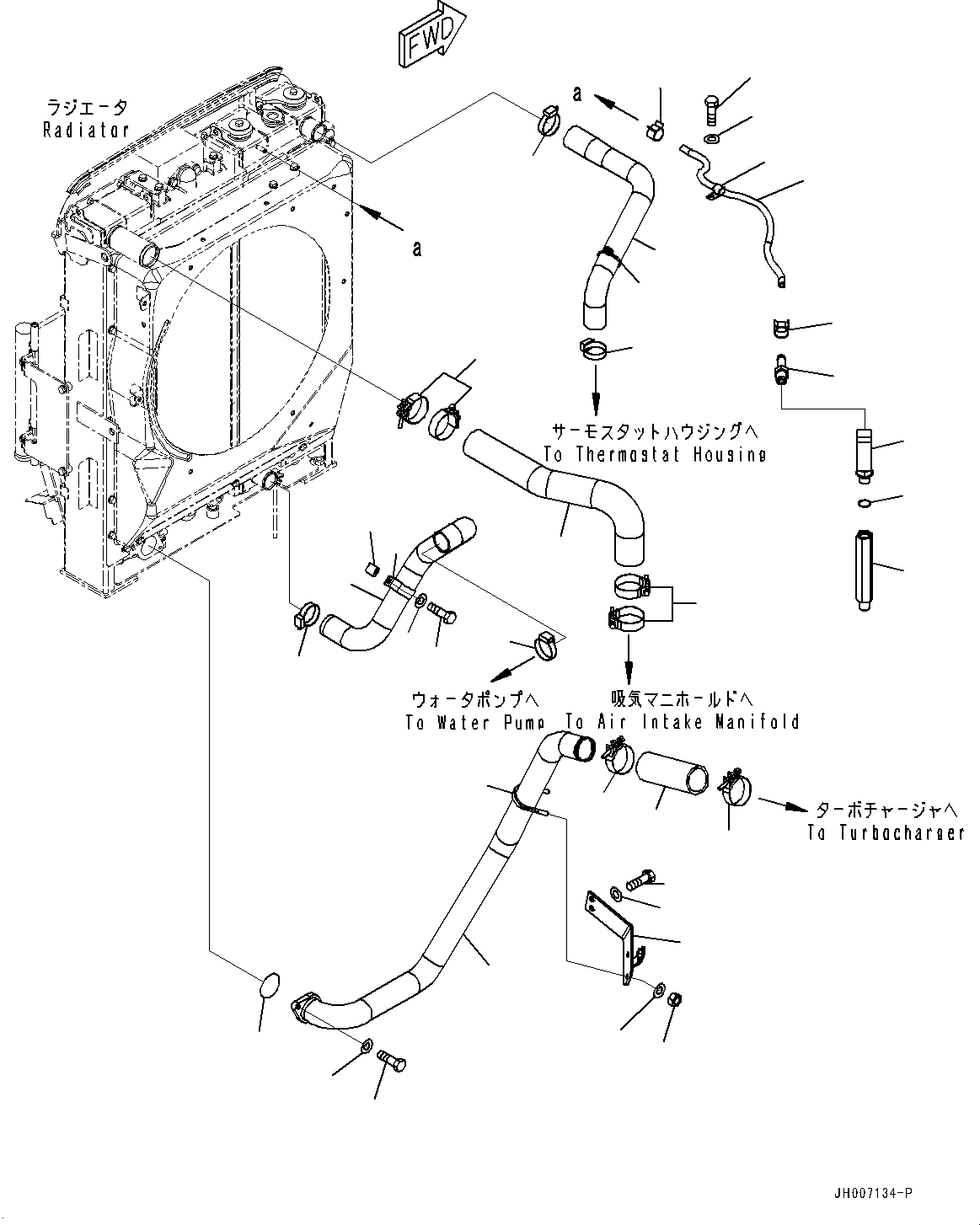 Шланг 206-03-24510 KOMATSU