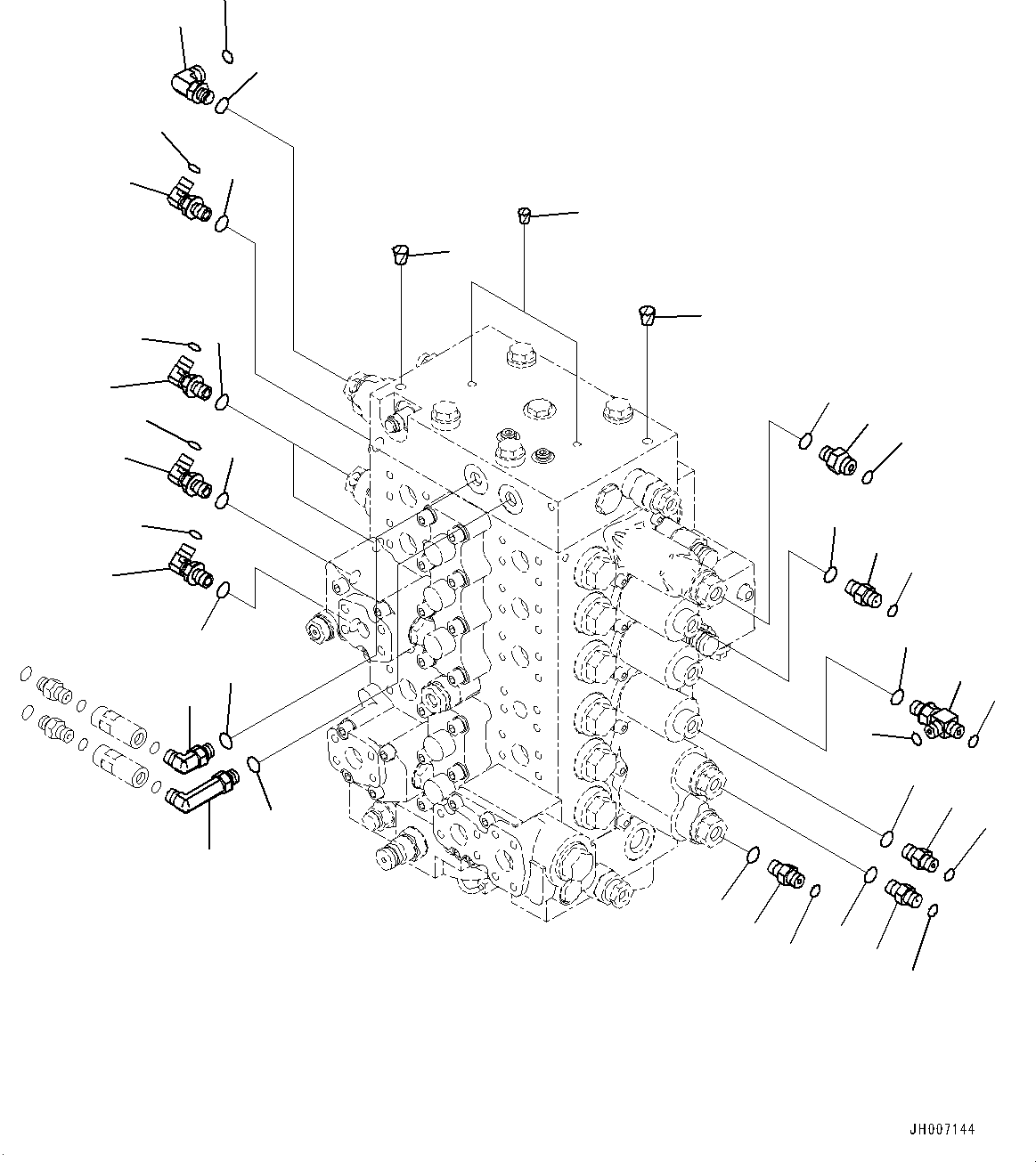 Угольник 208-62-77720 KOMATSU