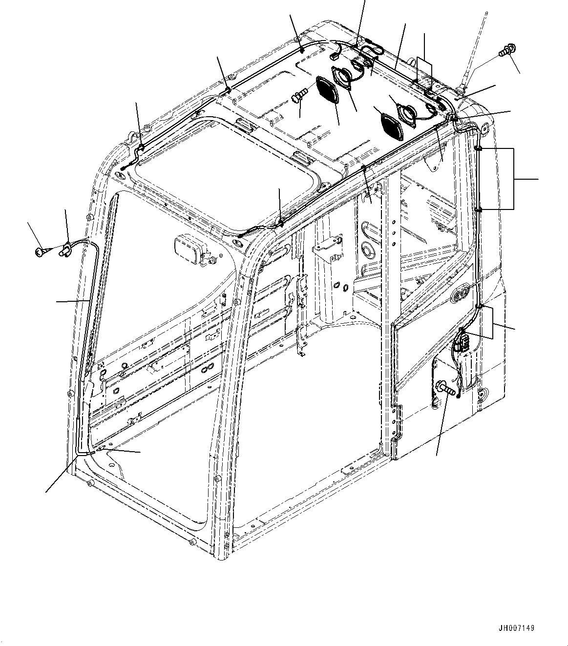 Жгут проводов 205-06-35130 KOMATSU