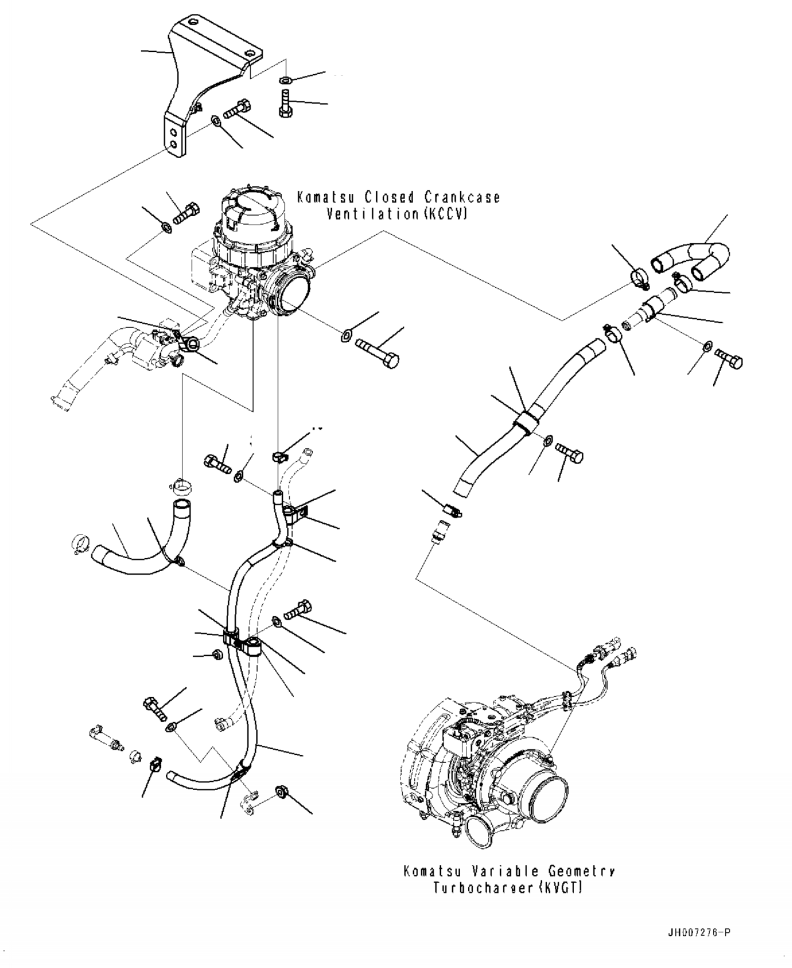 Шланг 2A5-01-11861 KOMATSU