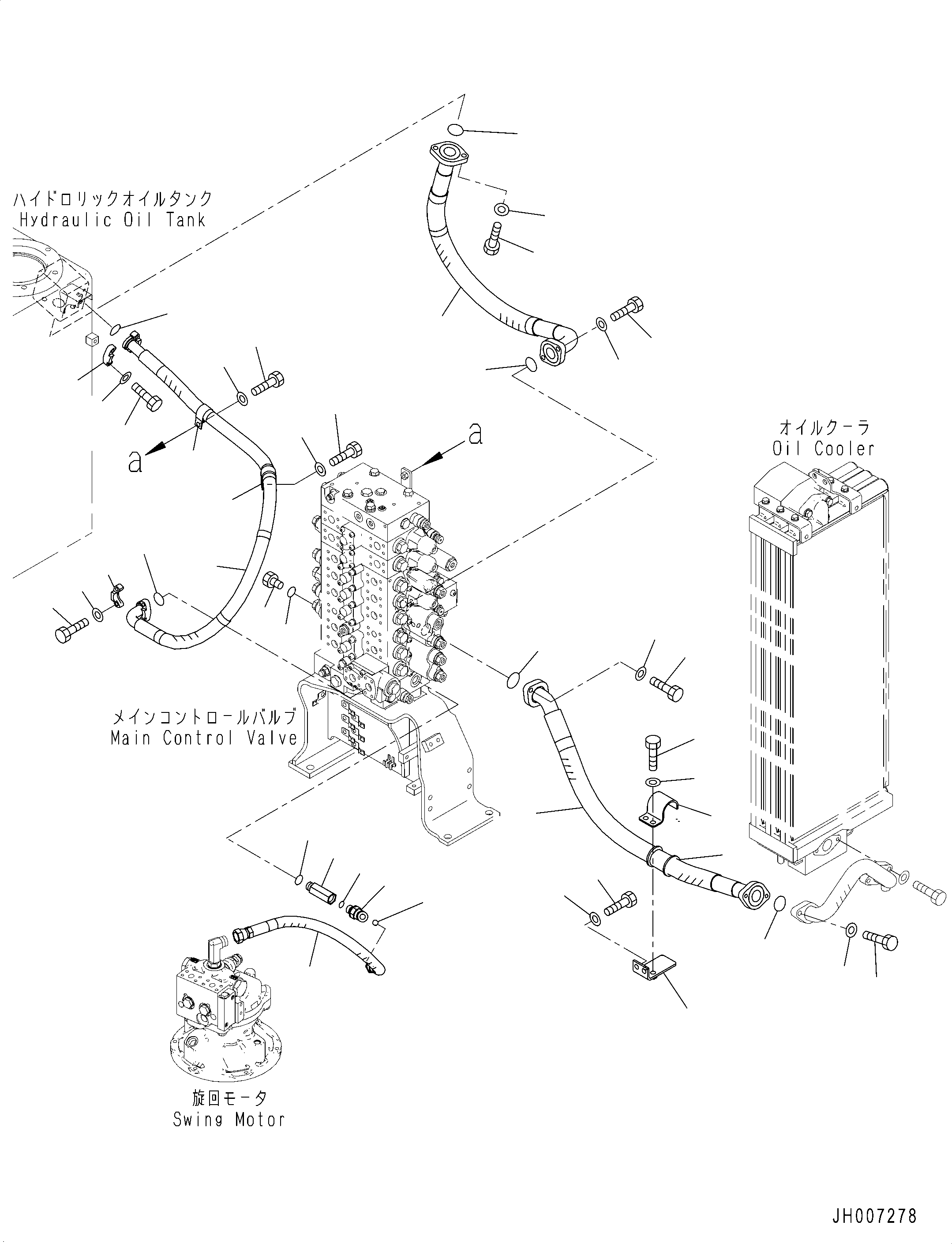 Шланг 2A5-62-15211 KOMATSU