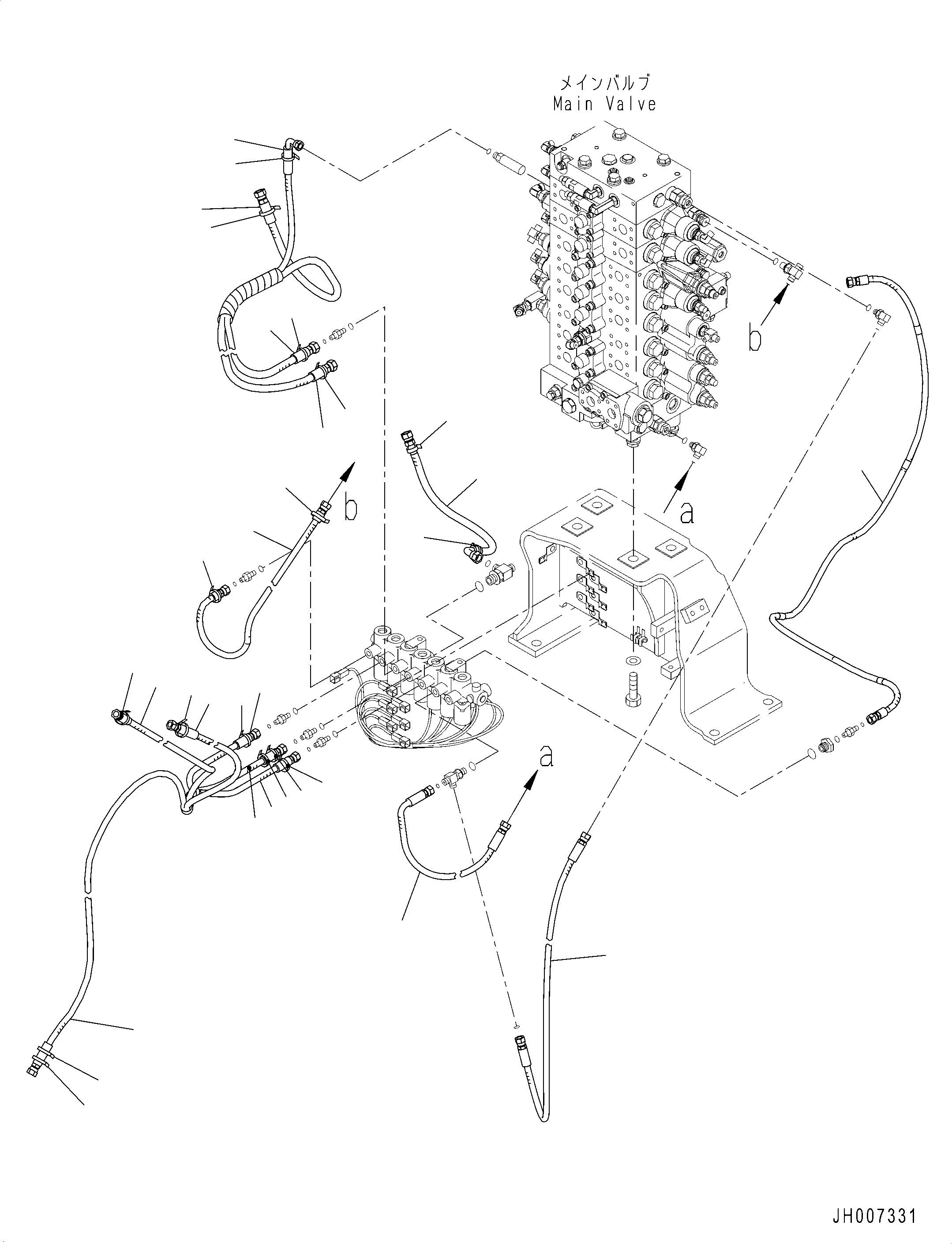Шланг 2A5-62-19860 KOMATSU