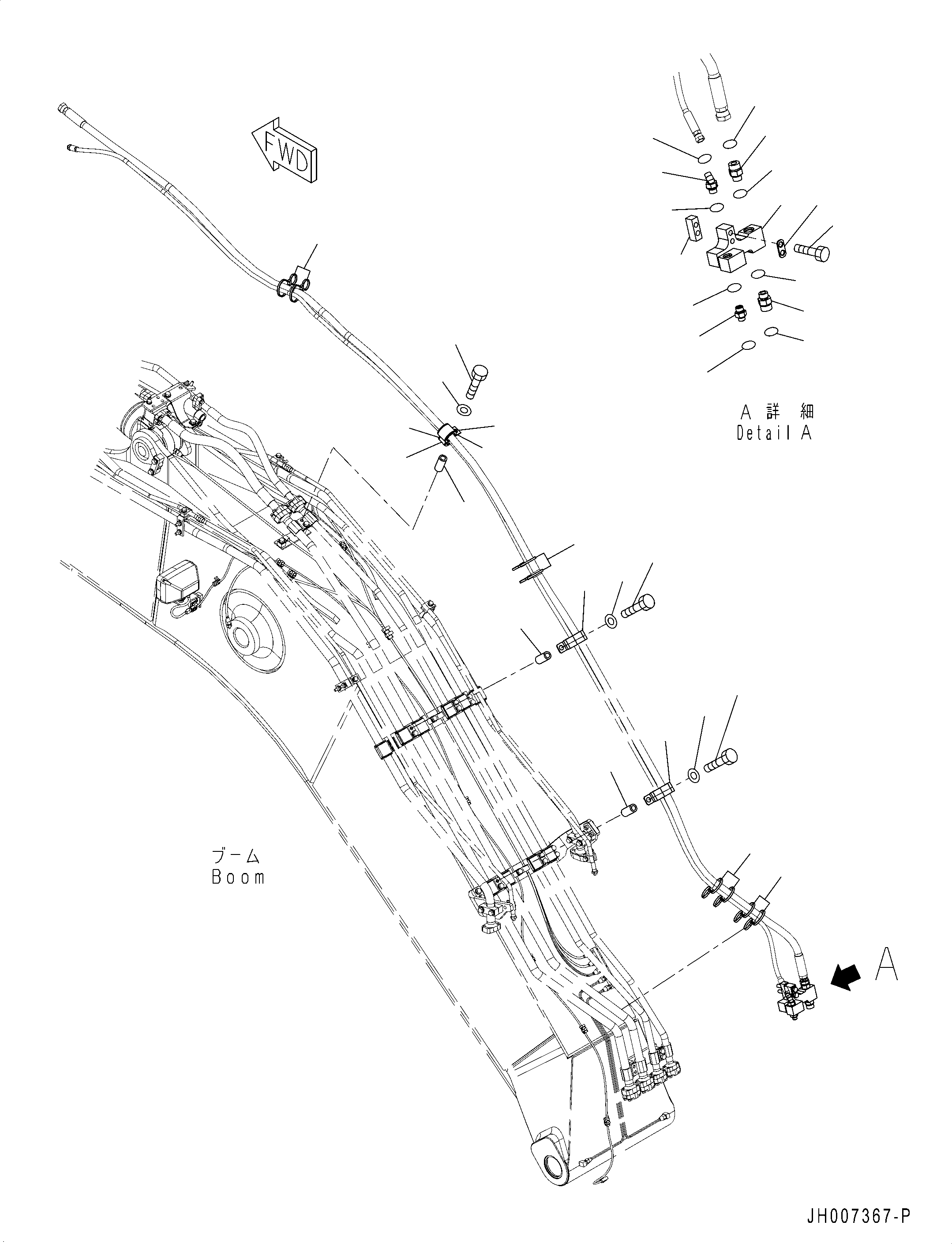 Кронштейн 2A5-62-19630 KOMATSU