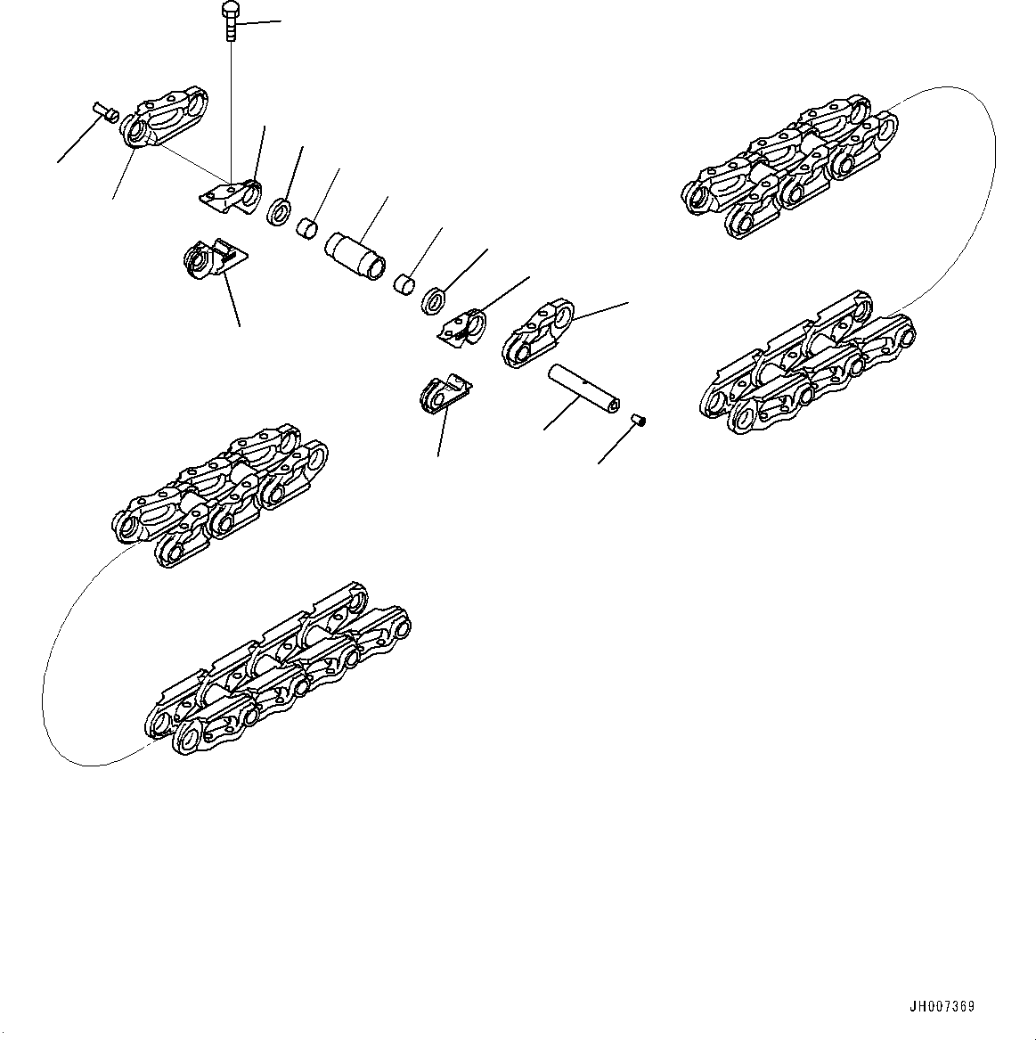 Track Link Assembly 13G-32-00012 KOMATSU
