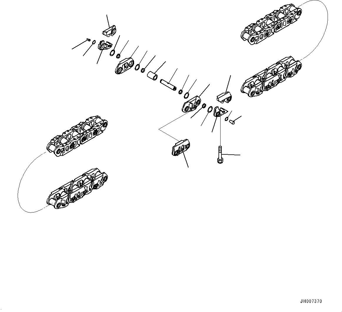 Track Link Assembly 13G-32-00301 KOMATSU