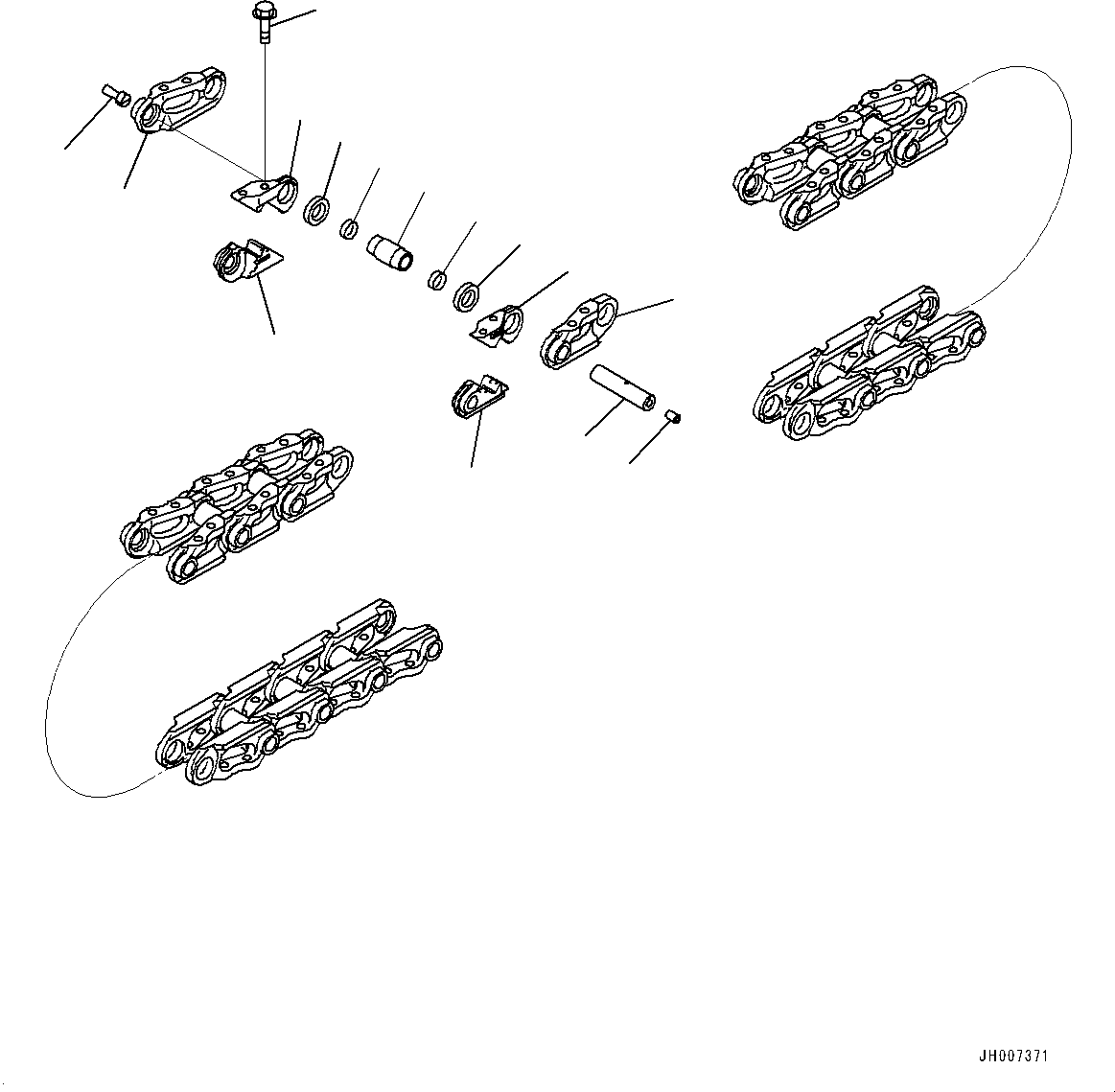 Track Link Assembly 13G-32-00022 KOMATSU