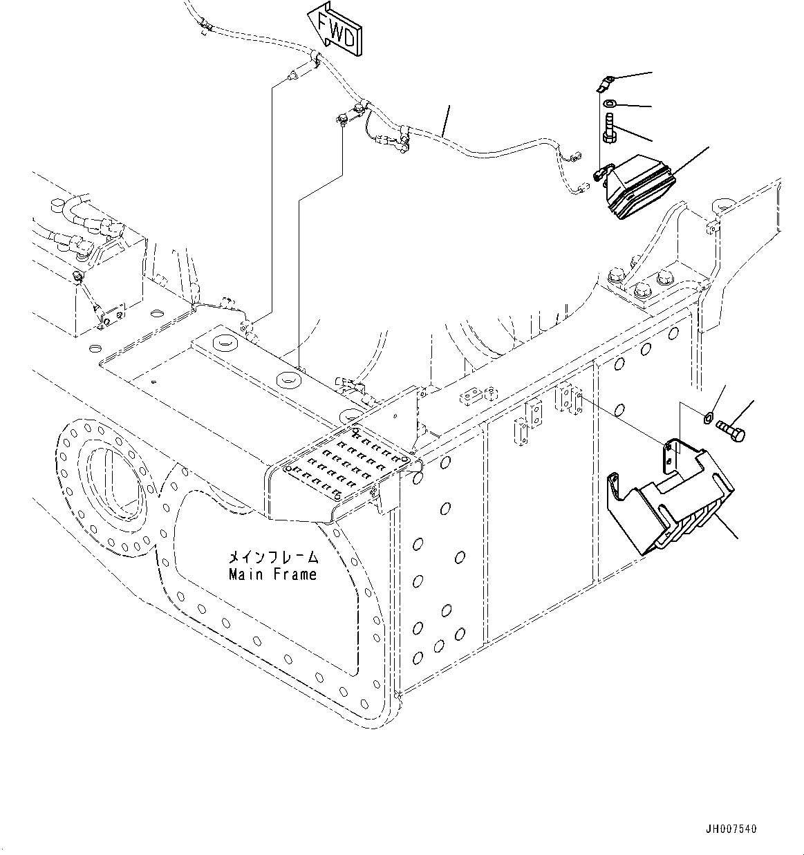 Крышка 17A-06-52123 KOMATSU