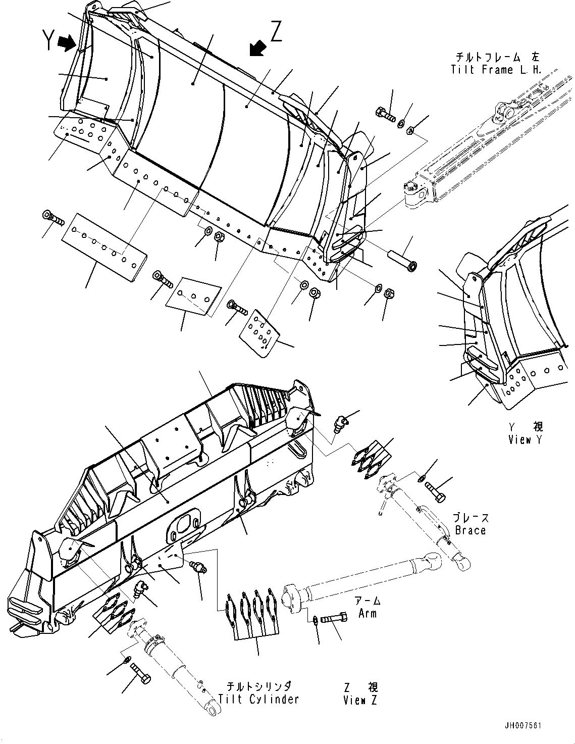 Щётка стеклоочистителя 17A-71-52130 KOMATSU