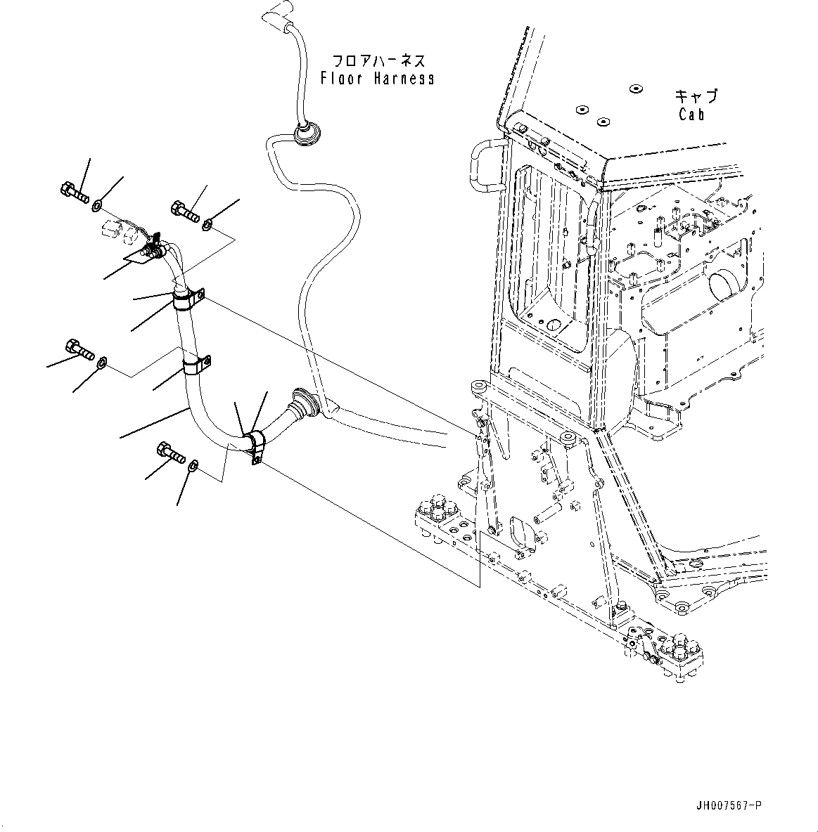 Wiring Harness(Cab Electrical Unit,GPS Wiring Harness,For iB Specification) (17A-06-51931) KOMATSU