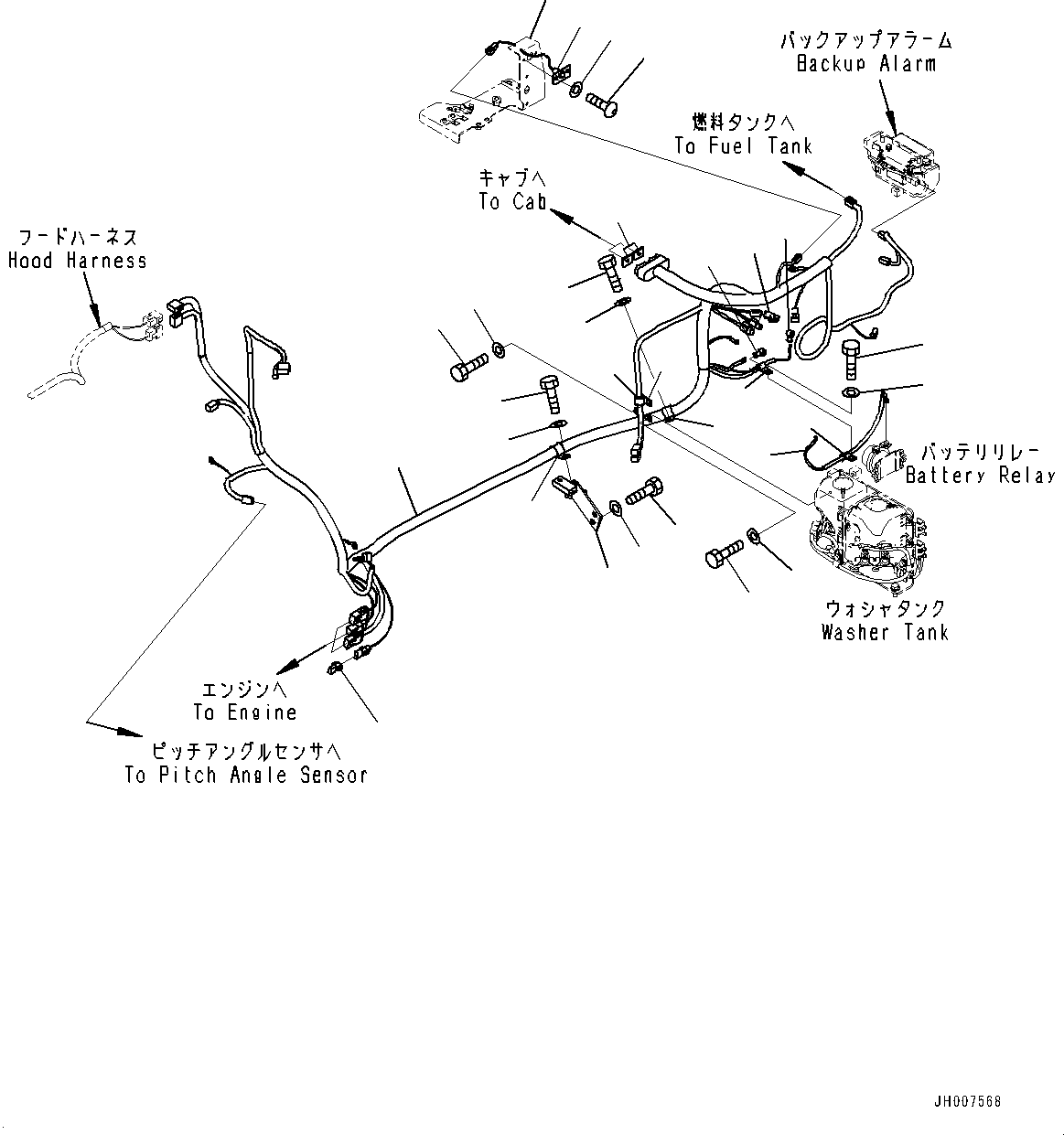 Жгут проводов 17A-06-52250 KOMATSU
