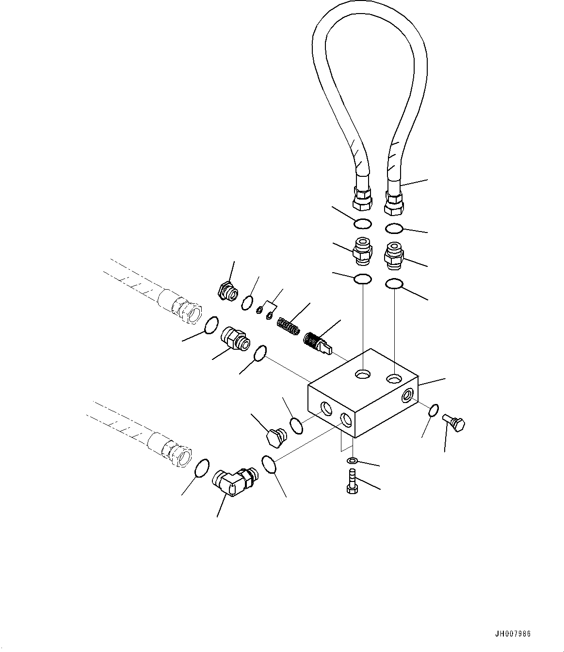 Шланг 02774-00510 KOMATSU
