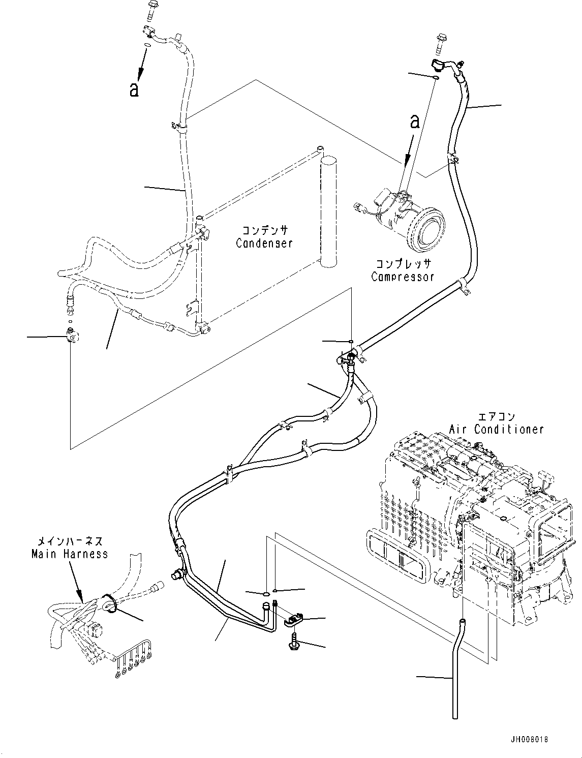 Union(Air Conditioner,Air Conditioner Piping) (2A5-979-1530) KOMATSU