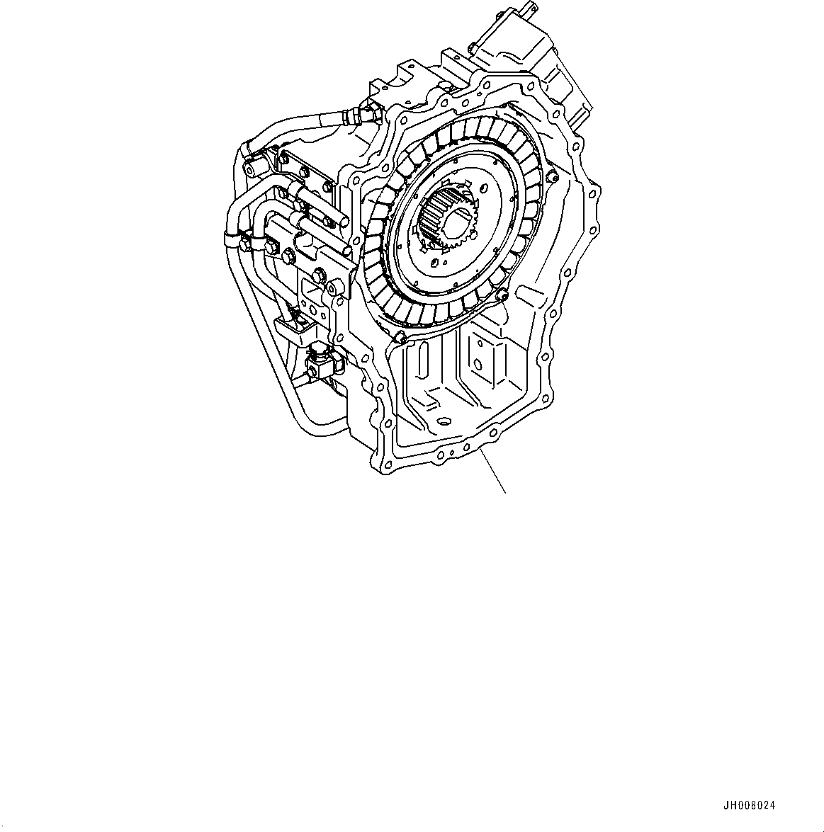 Электродвигатель в сборе 7875-12-7002 KOMATSU