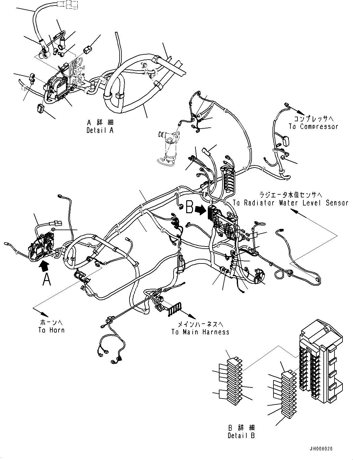 Жгут проводов 20Y-06-43314 KOMATSU